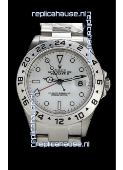 Rolex Explorer II Swiss Replica Automatic Watch in White