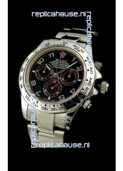 Rolex Daytona Cosmograph Swiss Replica Watch in Black Dial