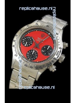 Rolex Oyster Cosmograph Swiss Replica Watch in Red Dial