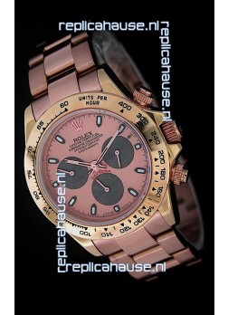 Rolex Daytona Cosmograph Swiss Replica Rose Gold Watch 