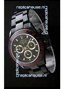 Rolex Daytona Cosmograph Swiss Replica Black PVD Watch 
