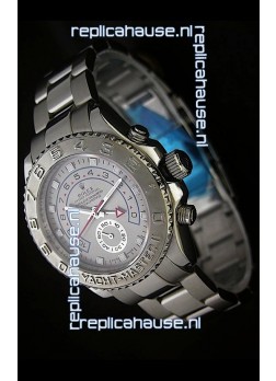 Rolex Yachtmaster II Swiss Replica Watch in Silver Dial