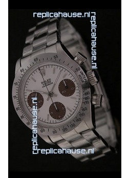 Rolex Oyster Cosmograph Swiss Replica Watch in White Dial