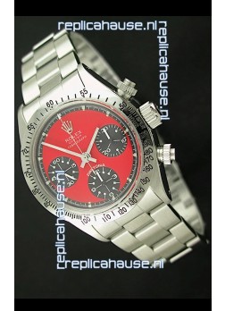 Rolex Daytona Cosmograph Swiss Vintage Watch in Red Dial