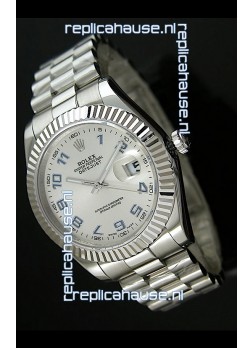 Rolex Replica Datejust Mens Swiss Watch in Arabic Numerals Dial - 41MM