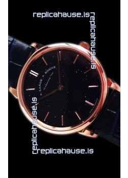 A.Lange Sohne Saxonia Thin Pink Gold Swiss Replica Watch 