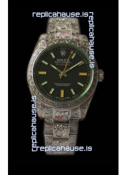 Rolex Milgauss 116400 MadeWorn Swiss Replica Watch