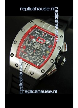 Richard Mille RM011 Filipe Massa Titanium Swiss Replica Watch