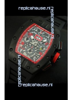 Richard Mille RM011 Filipe Massa PVD Casing Edition Swiss Replica Watch