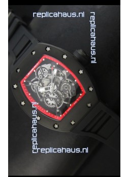 Richard Mille RM055 Bubba Watson Swiss Replica Watch in Red Indexes