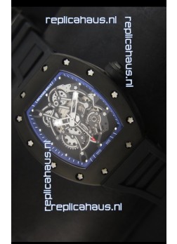 Richard Mille RM055 Bubba Watson Swiss Replica Watch in Blue Indexes