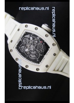 Richard Mille RM055 Bubba Watson Swiss Replica Watch in White
