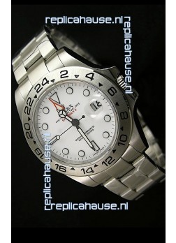 Rolex Explorer II Swiss Replica Automatic Black Steel Watch 43MM