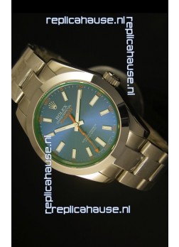 Rolex Milgauss 116400GV Swiss Watch with Blue Dial