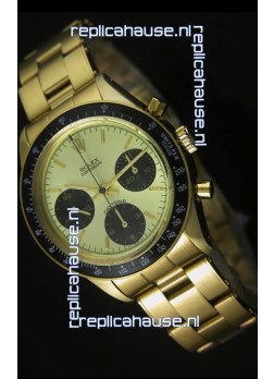 Rolex Daytona 6263 Cosmograph Metallic Dial in Gold Case