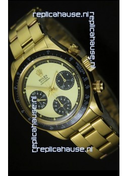 Rolex Daytona 6263 Cosmograph White Dial in Gold Case