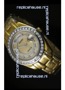 Rolex Day Date Swiss Watch in Rose Gold Case