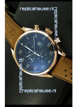 Tag Heuer Carrera 1887 SpaceEX Edition Japanese Quartz Watch in Pink Gold