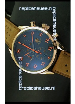 Tag Heuer Carrera 1887 SpaceEX Edition Japanese Quartz Watch in Pink Gold
