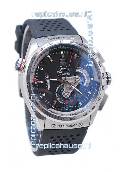 Tag Heuer Grand Carrera Calibre 36 Japanese Automatic Watch in Black Dial