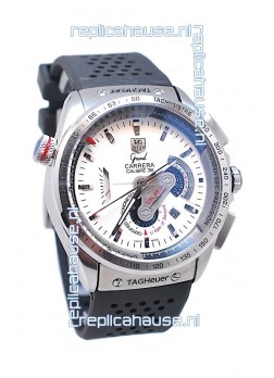 Tag Heuer Grand Carrera Calibre 36 Japanese Automatic Watch in White Dial