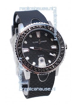 Ulysse Nardin Lady Diver Starry Night Replica Watch in Black Dial