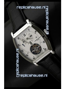 Vacheron Constantin Power Reserve Tourbillon Swiss Watch in Steel