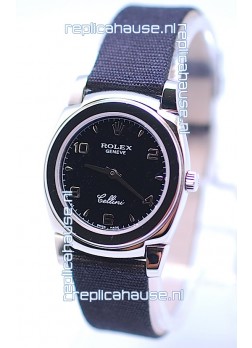 Rolex Cellini Cestello Ladies Swiss Black Watch