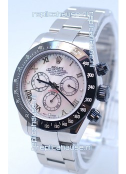 Rolex Project X Daytona Limited Edition Series II Cosmograph MonoBloc Cerachrom Swiss Watch in Pink Pearl Dial