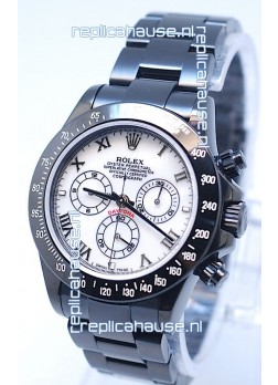 Rolex Daytona Cosmograph Project X Design Black Out Edition Swiss Watch in Pearl Dial