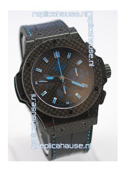 Hublot Big Bang All Carbon Swiss Replica Watch in Blue