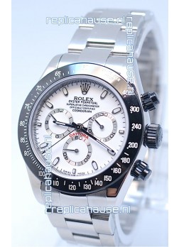 Rolex Project X Daytona Limited Edition Series II Cosmograph MonoBloc Cerachrom Swiss Watch in White Dial
